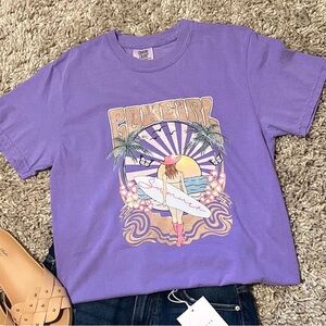 Cowgirl Summer Comfort Colors Brand Graphic Tee